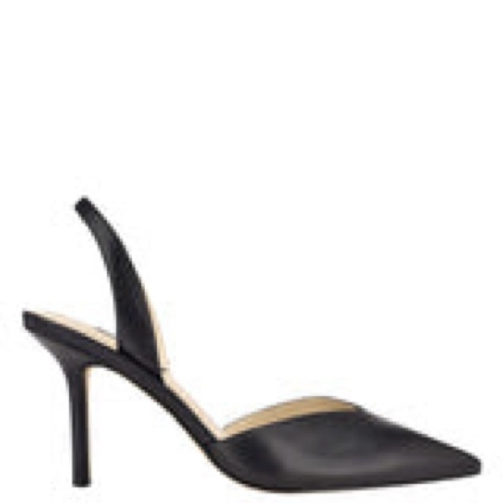Nine West - Hello Pointy Toe Heeled Slingback Size 9